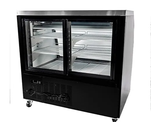 Saba - SCGG-47. Commercial 42 Curved Glass Deli Case Refrigerator 18 cu.ft.