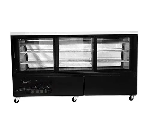 Saba - SCGG-82. Commercial 82 Deli Display Case Refrigerator Showcase 32 cu. ft.