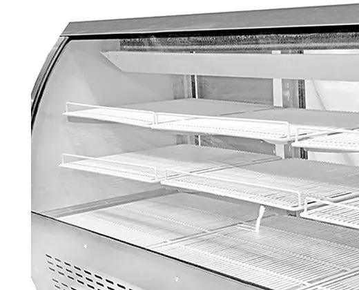Saba - SCGG-82. Commercial 82 Deli Display Case Refrigerator Showcase 32 cu. ft.