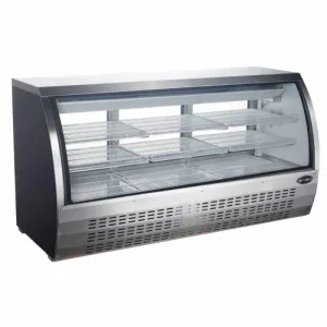 Saba - SCGG-82. Commercial 82 Deli Display Case Refrigerator Showcase 32 cu. ft.