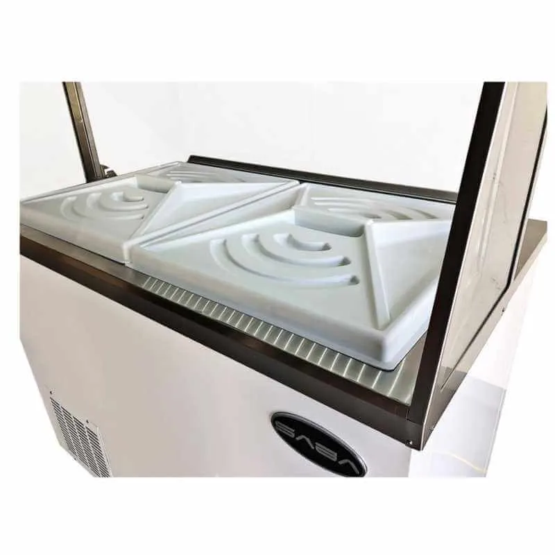Saba - SDC-66. Commercial 66 Glass Door Ice Cream Dipping Chest Freezer Display