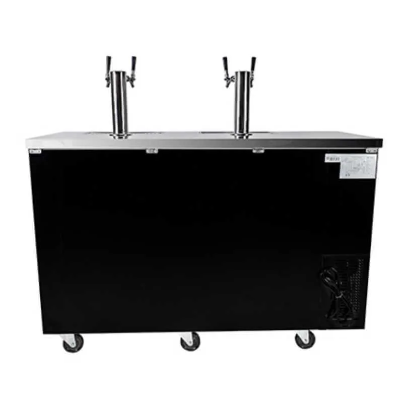 Saba - SDD-24-60 Commercial 60 Beer Dispenser Refrigerator with (2) Double Tap