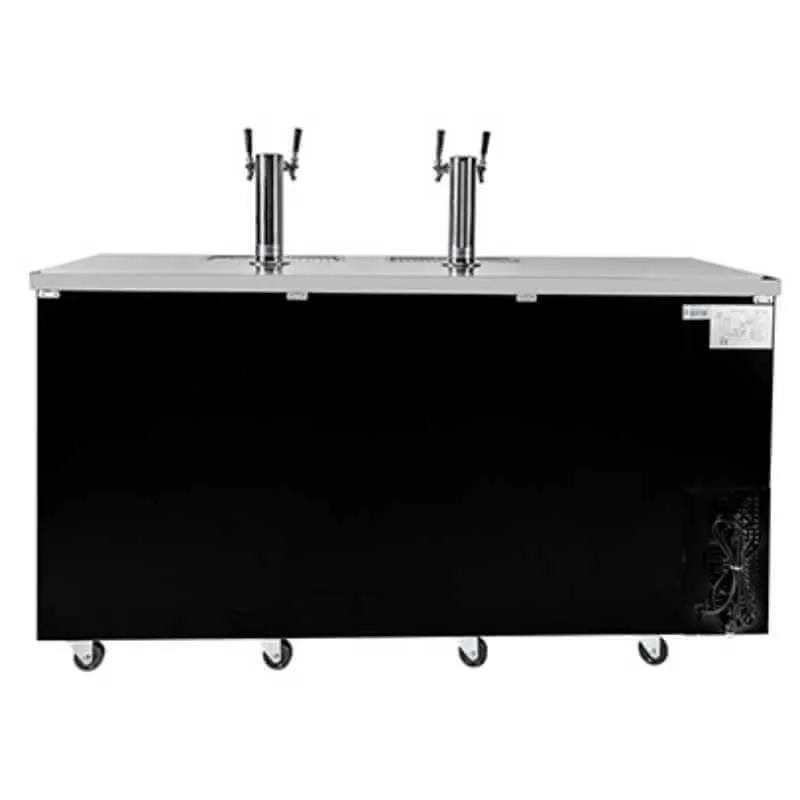 Saba - SDD-24-72 Commercial 72 Beer Dispenser Refrigerator with (2) Double Tap