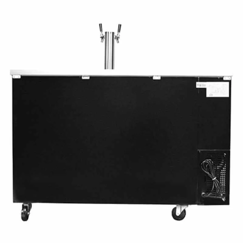 Saba - SDD-27-58 Commercial 58 Beer Dispenser Refrigerator Double Tap