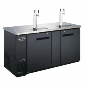 Saba - SDD-27-69 Commercial 69 Beer Dispenser Refrigerator with (2) Double Tap