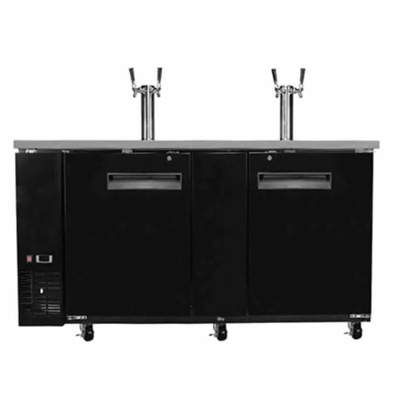 Saba - SDD-27-69 Commercial 69 Beer Dispenser Refrigerator with (2) Double Tap