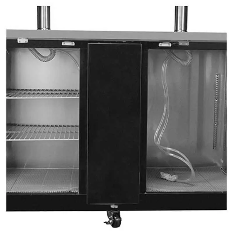 Saba - SDD-27-69 Commercial 69 Beer Dispenser Refrigerator with (2) Double Tap