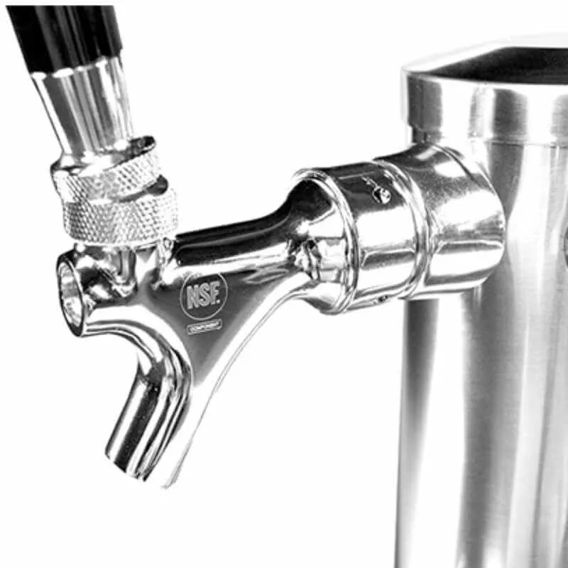 Saba - SDD-30-23 Commercial 23 Beer Dispenser Refrigerator with (1) Double Tap 1 1/2 Barrel