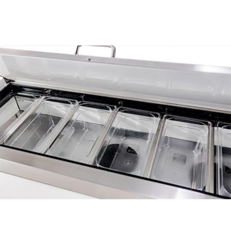 Saba - SPP-70-9 Commercial 70 9 Pan Pizza Prep Table Refrigerator Cooler