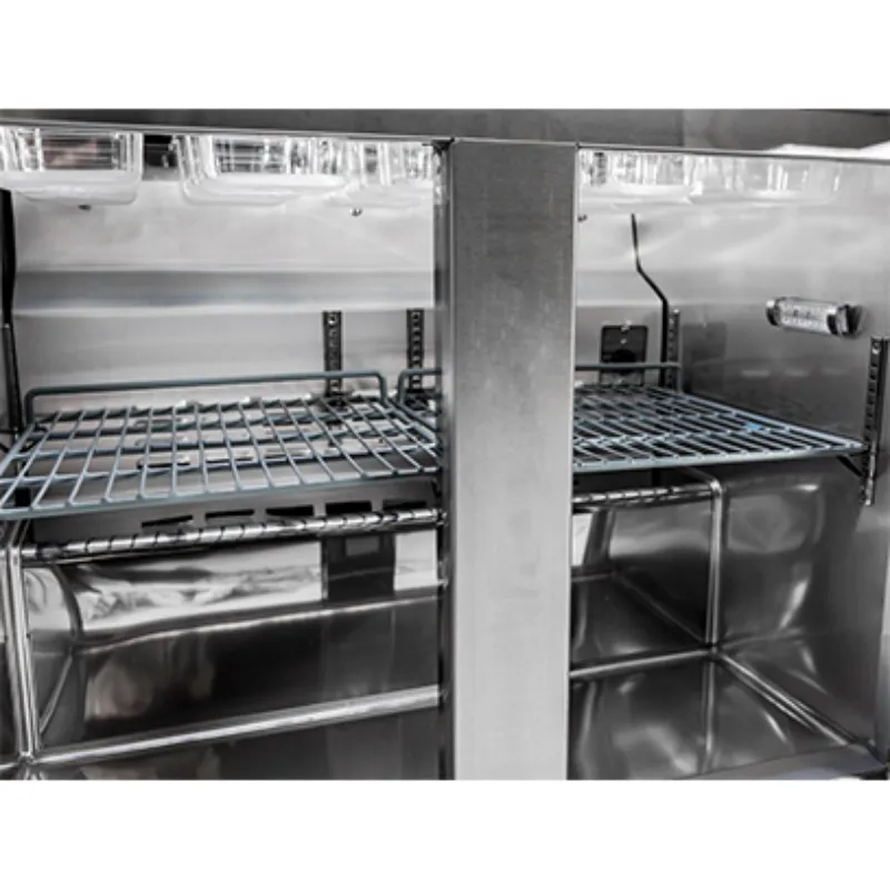 Saba - SPS-36-15M Commercial 36 15 Pan Salad Sandwich Food Prep Table Refrigerator