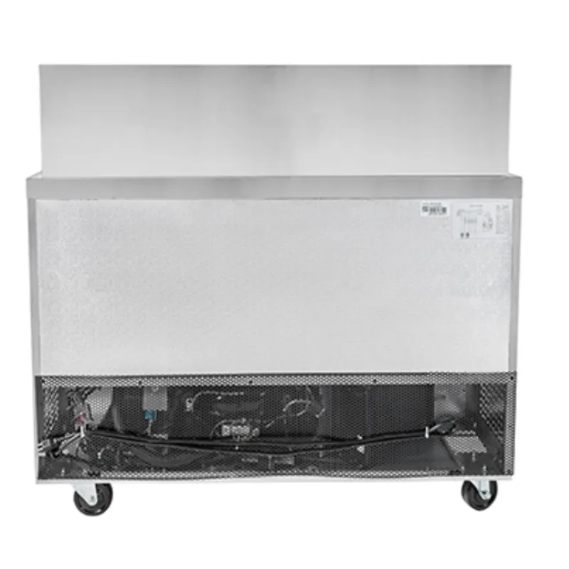 Saba - SPS-48-18M Commercial 48 18 Pan Salad Sandwich Food Prep Table Refrigerator