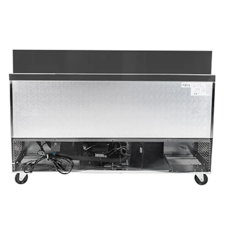 Saba - SPS-60-16 Commercial 60 16 Pan Salad Sandwich Food Prep Table Refrigerator