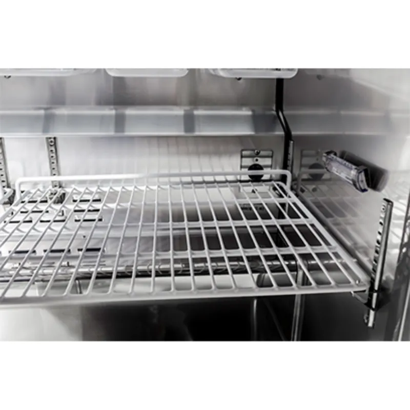 Saba - SPS-72-18 Commercial 70 18 Pan Salad Sandwich Food Prep Table Refrigerator