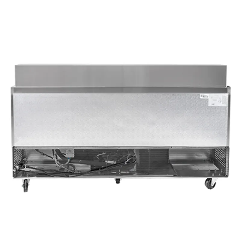 Saba - SPS-72-18 Commercial 70 18 Pan Salad Sandwich Food Prep Table Refrigerator