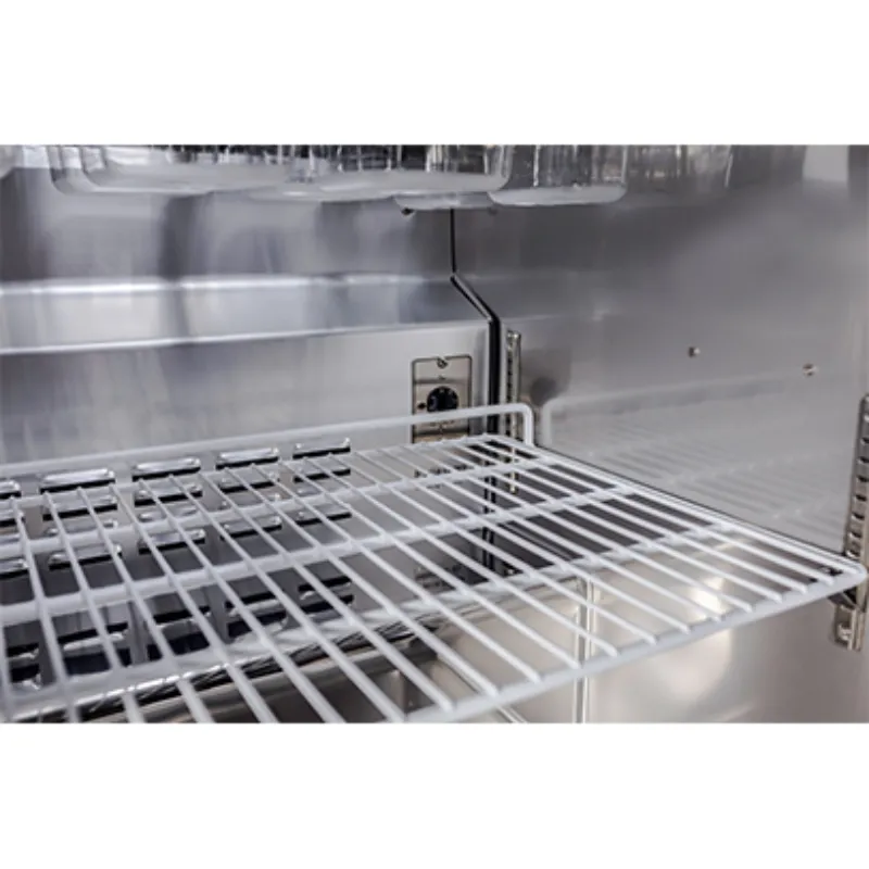 Saba - SPS-72-30M 70 Commercial 30 Pan Salad Sandwich Food Prep Table Refrigerator
