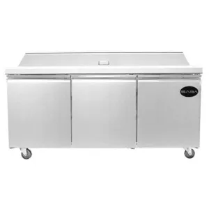 Saba - SPS-72-30M 70 Commercial 30 Pan Salad Sandwich Food Prep Table Refrigerator