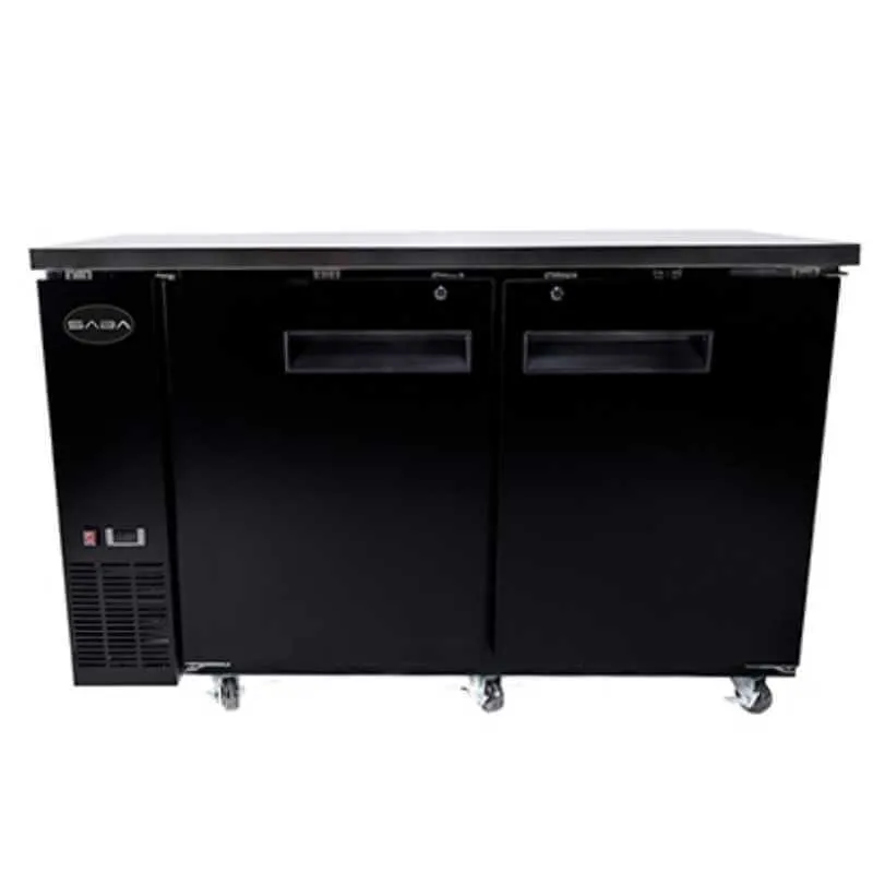 Saba - STBB-27-58B Commercial 58 Back Bar Cooler Refrigerator