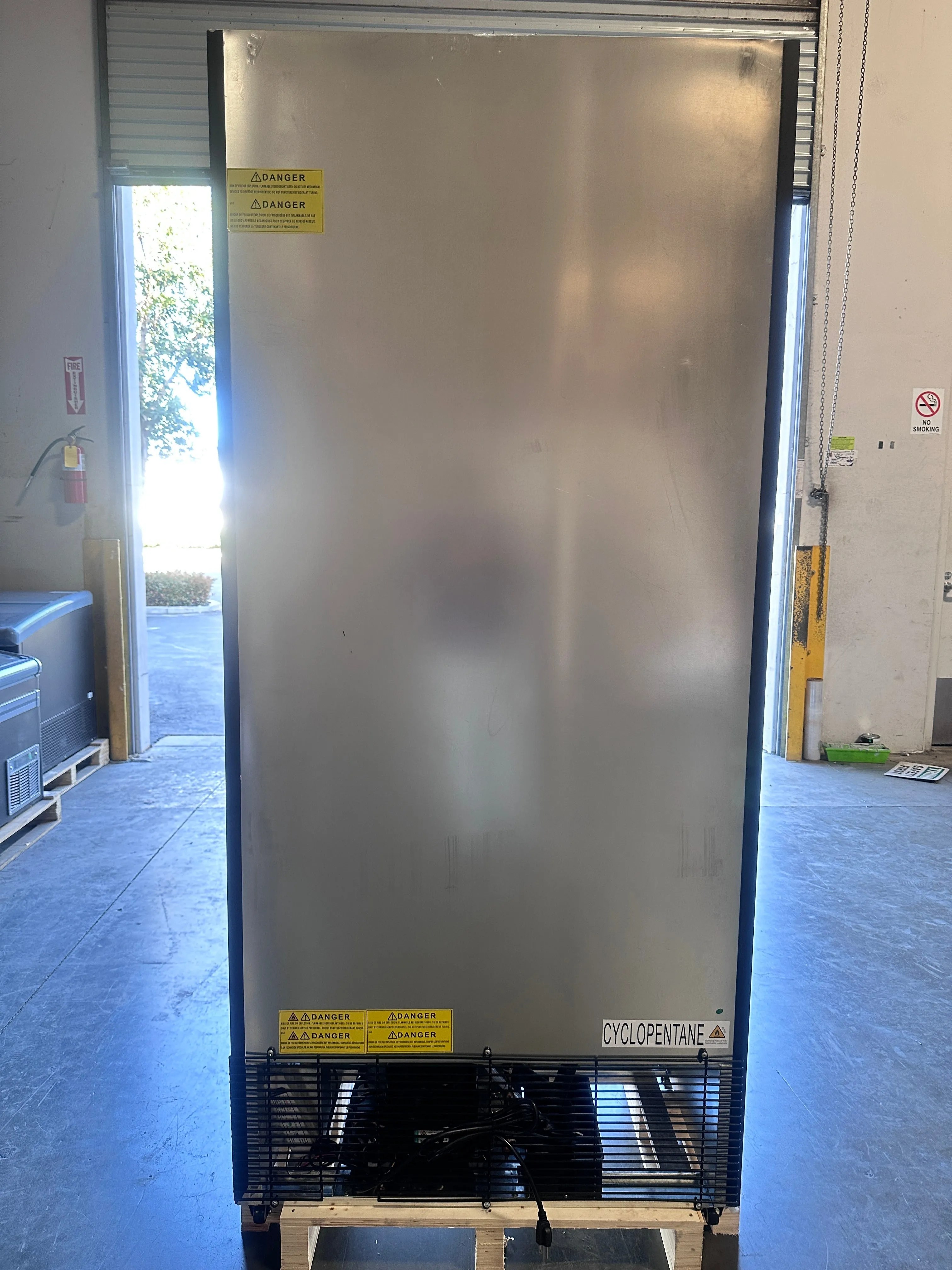 SDGRX(S) ETL. ETL Sanitation 36 inch Two section sliding glass door merchandiser refrigerator