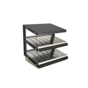 Sierra - SHDM-24PT. 24 Heated Display Merchandiser. with Tempered glass sides