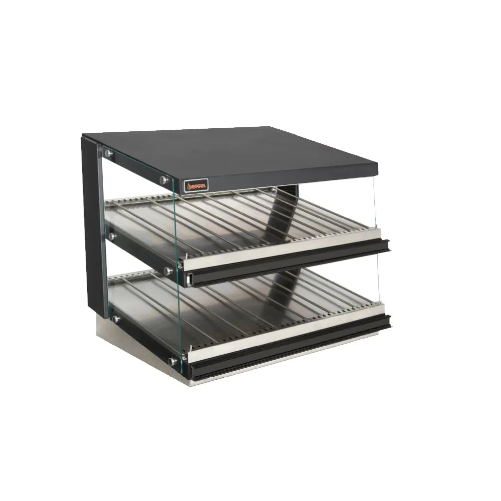 Sierra - SHDM-32PT. 32 Heated Display Merchandiser. with Tempered glass sides