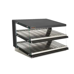Sierra - SHDM-44PT. 44 Heated Display Merchandiser. with Tempered glass sides