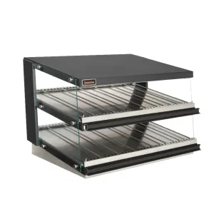 Sierra - SHDM-50PT. 50 Heated Display Merchandiser. with Tempered glass sides