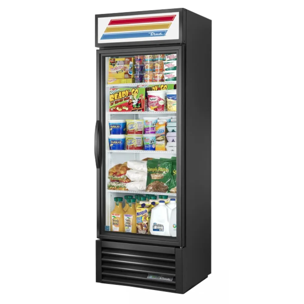 True GDM-19T-HC~TSL01 27 One Section Glass Door Merchandiser. (1) Right Hinge Door. 115v