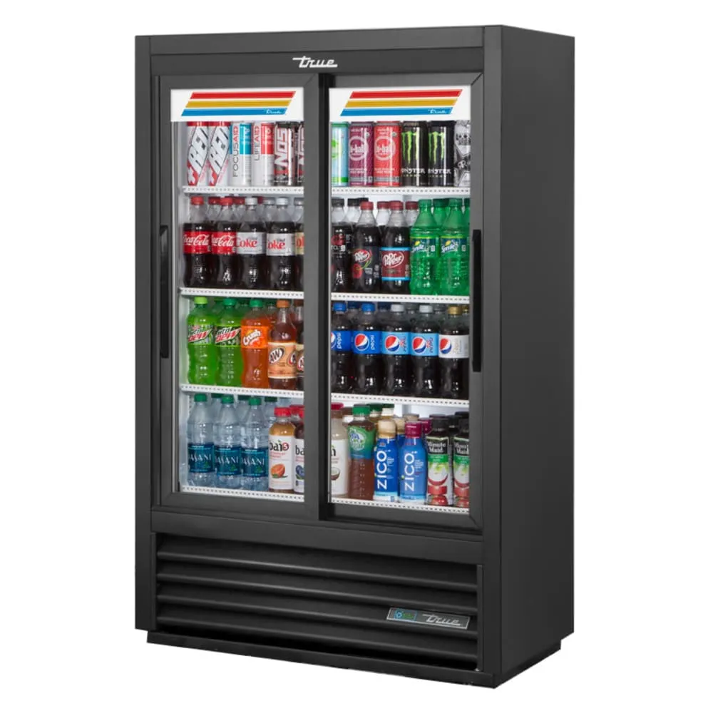 True GDM-33SSL-56-HC-LD 36 Two Section Glass Door Merchandiser. (2) Sliding Doors. 115v