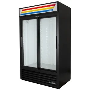True GDM-41-HC-LD 47 Two Section Glass Door Merchandiser. (2) Sliding Doors. 115v