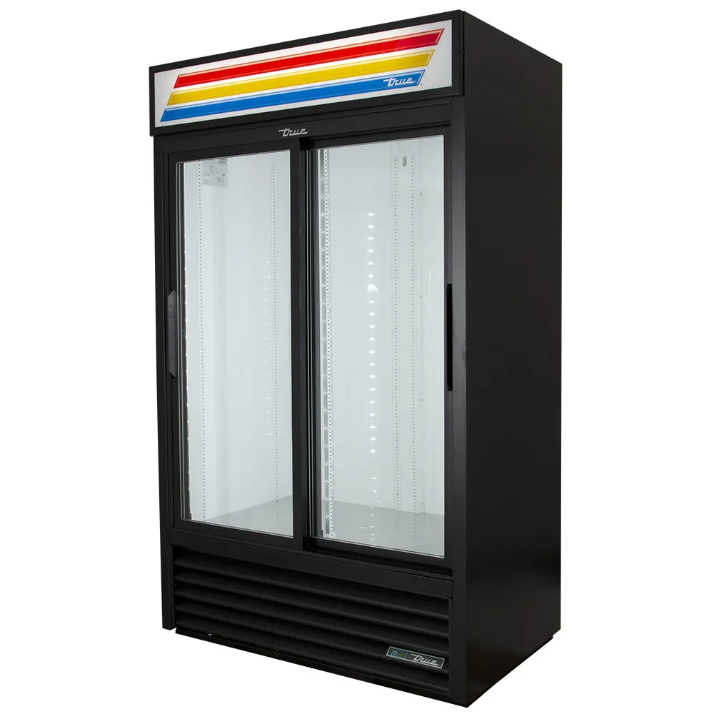 True GDM-41-HC-LD 47 Two Section Glass Door Merchandiser. (2) Sliding Doors. 115v