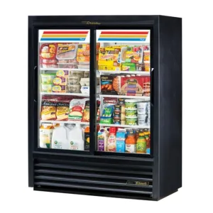 True GDM-41SL-60-HC-LD 47 Two Section Glass Door Merchandiser. (2) Sliding Doors. 115v