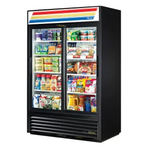 True GDM-45-HC-LD 51 Two Section Glass Door Merchandiser. (2) Sliding Doors. 115v