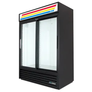 True GDM-47-HC-LD 54 Two Section Glass Door Merchandiser. (2) Sliding Doors. 115v