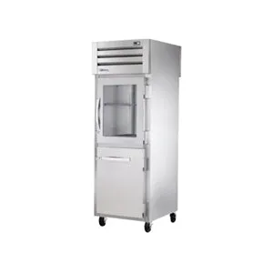 True STA1RPT-1HG/1HS-1S-HC. Commercial 27 One Section Pass Thru Refrigerator 1 Glass Door 1 Solid Door. Right Hinge