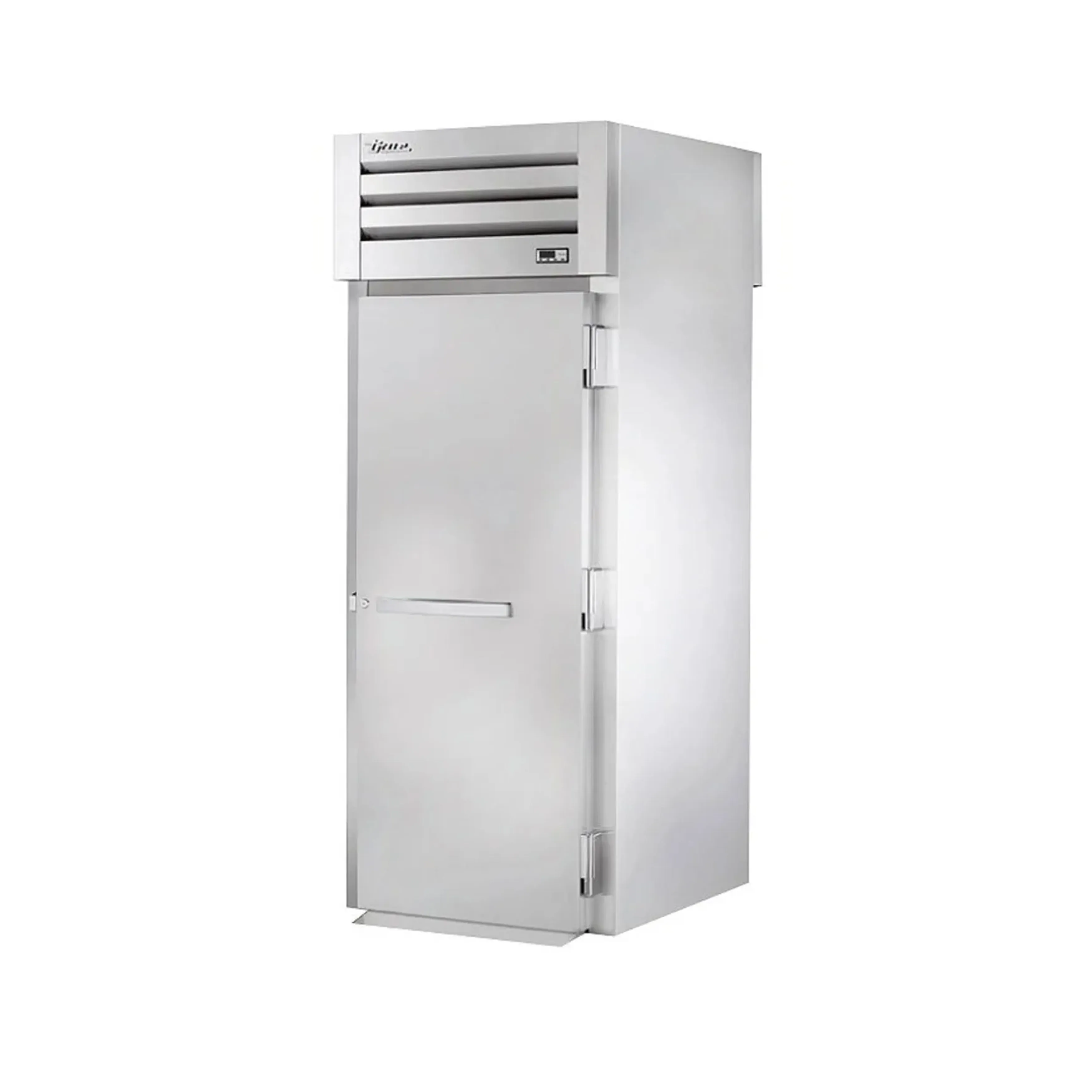 True STA1RRT89-1S-1S. Commercial 35 One Section Roll Thru Refrigerator 1 Right Hinge Solid Door
