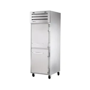 True STG1DTA-2HS-HC. Commercial 27 Half Solid Door Reach-In Refrigerator Freezer