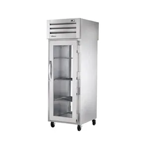 True STG1RPT-1G-1G-HC. Commercial 27.5 Pass Thru Refrigerator. (1) Right Hinge Glass Door