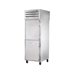 True STG1RPT-2HS-1S-HC. Commercial 27.5 Pass Thru Refrigerator Solid Doors