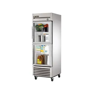 True T-23G-2-HC~FGD01. Commercial 27 Reach-In Refrigerator Glass Doors 1 Section