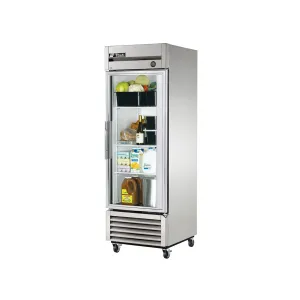True T-23G-HC~FGD01. Commercial 27 Reach-In Refrigerator Glass Door 1 Section