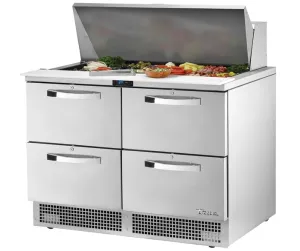 True TFP-48-18M-D-4~SPEC3. 48.13 W Two-Section Four Drawer Sandwich/Salad Unit