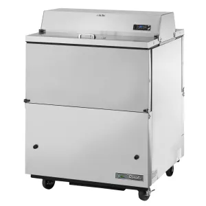 True TMC-34-S-DS-SS-HC Milk Cooler w/ Top & Side Access - (512) Half Pint Carton Capacity. 115v