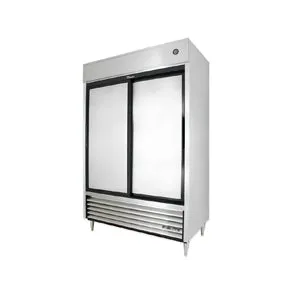 True TSD-47-HC. Commercial 54 1/10 Reach-In Refrigerator Sliding Solid Doors 2 Section