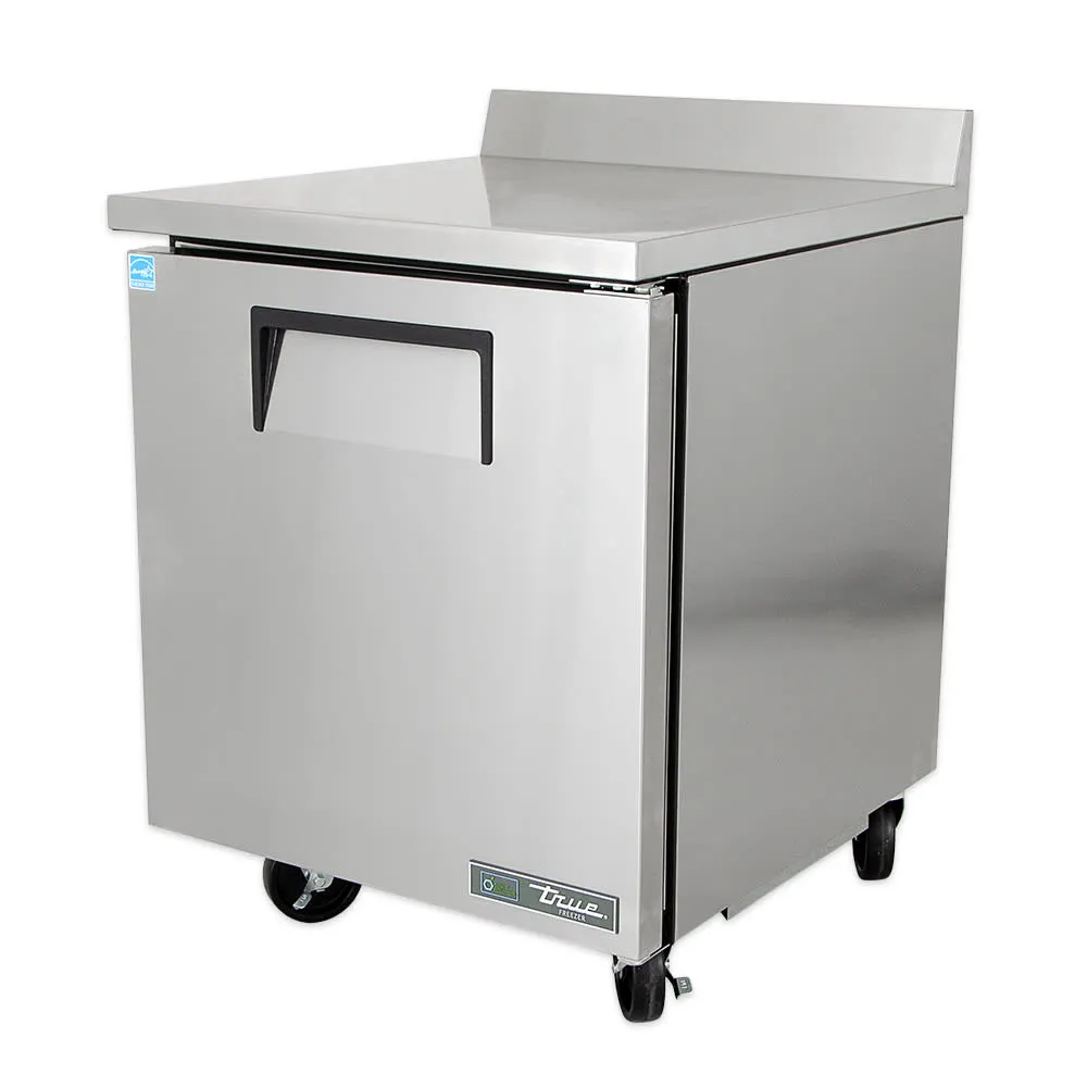 True TWT-27F-HC 28 W Work Top Freezer w/ (1) Section & (1) Right Hinge Door. 115v