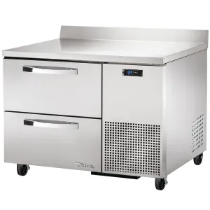 True TWT-44D-2-HC~SPEC3 45 Worktop Refrigerator w/ (1) Section & (2) Drawers. 115v