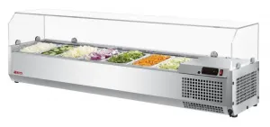 Turbo Air - CTST-1500G-N. Commercial E-line. Food prep. 59 Countertop Salad Table