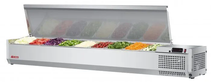 Turbo Air - CTST-1800-N. Commercial E-line. Food prep. 70 Countertop Salad Table