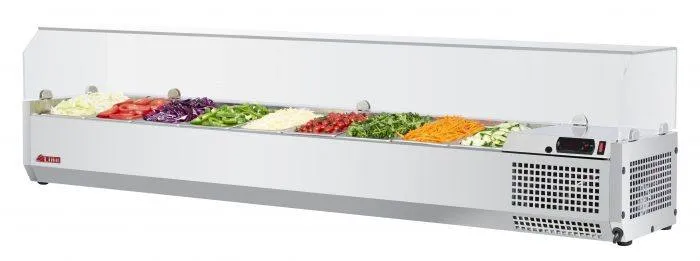 Turbo Air - CTST-1800G-N. Commercial E-line. Food prep. 70 Countertop Salad Table