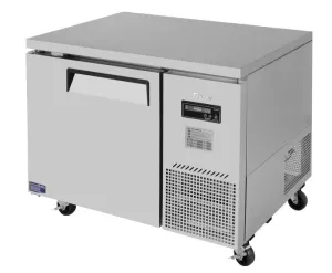 Turbo Air - JUF-44D-N. 1 Solid Door Undercounter Freezer. Side Mount - Deep