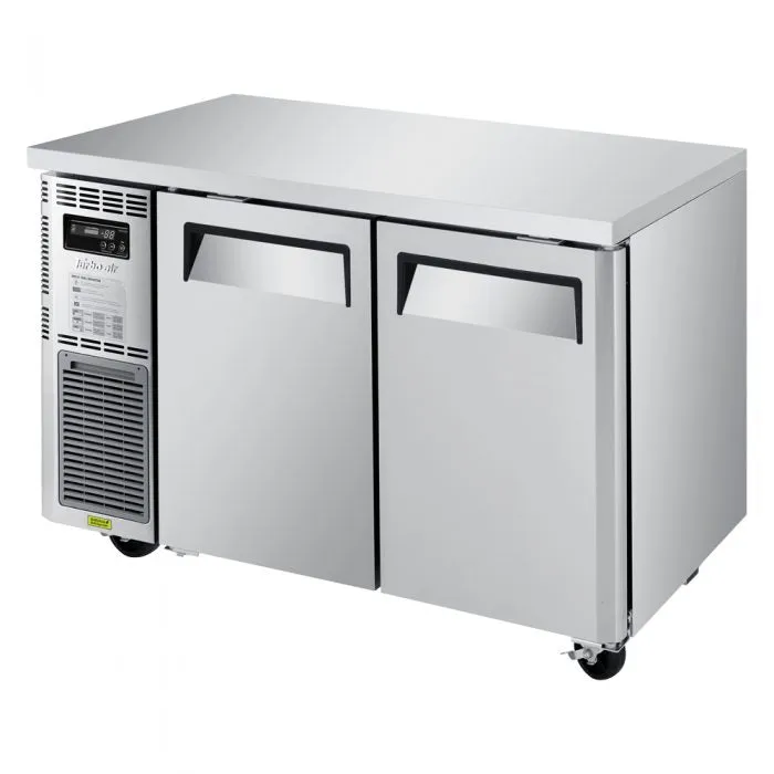 Turbo Air - JUF-48S-N. 2 Solid Doors Undercounter Freezer. Side Mount - Narrow
